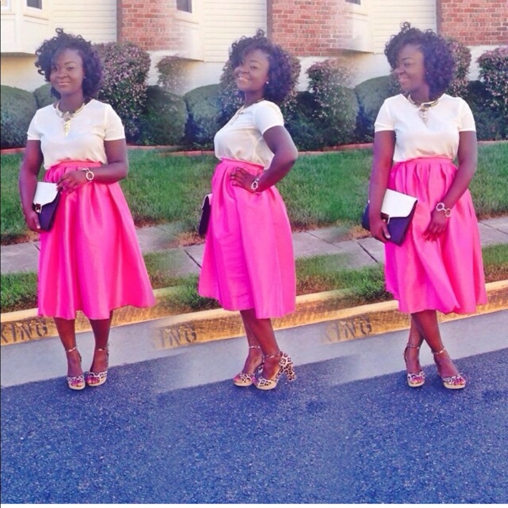 Pink Medi Skirt
